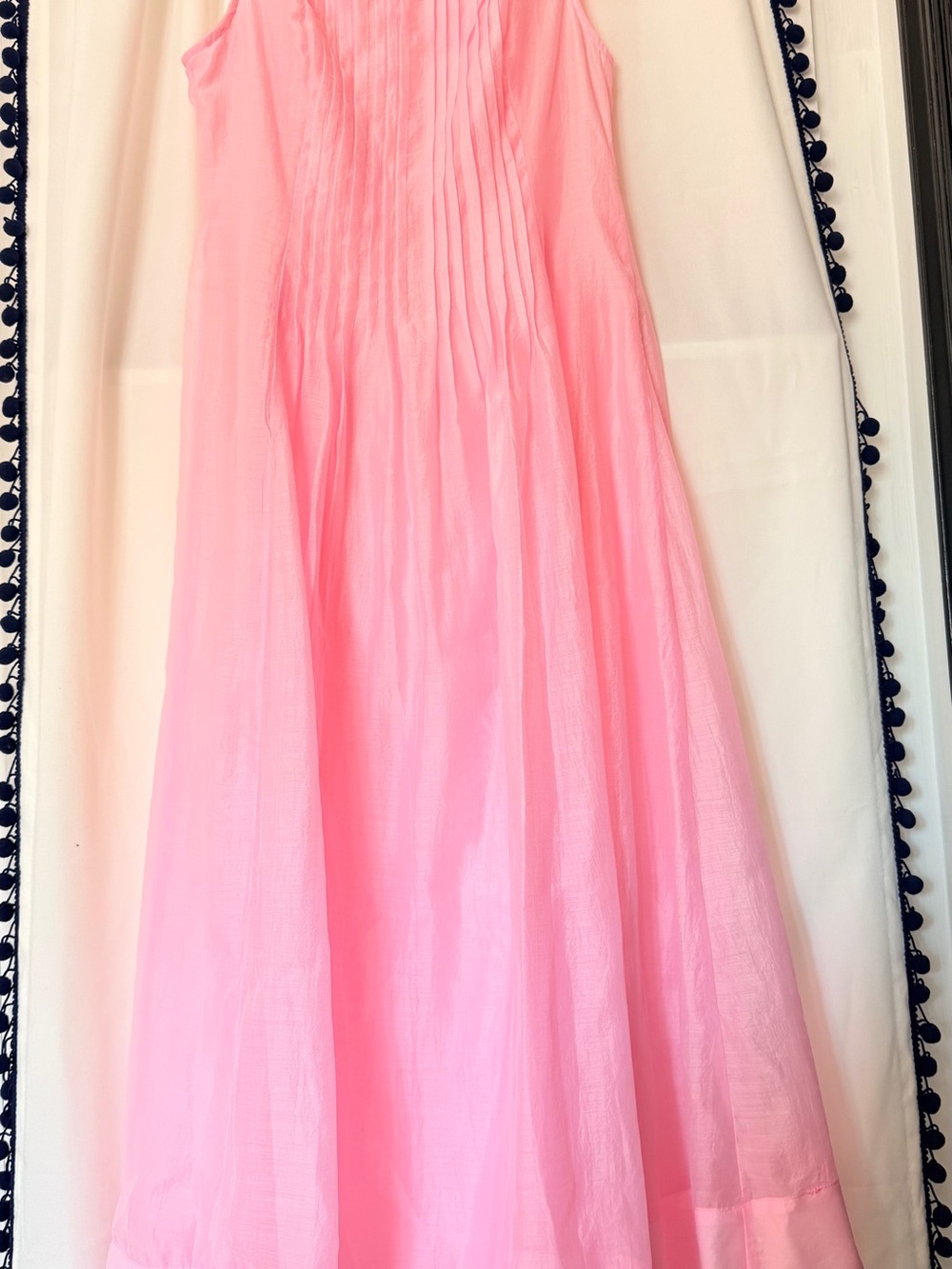 Vici Light Pink Pleated Sleeveless Dress - Picture 16 of 16
